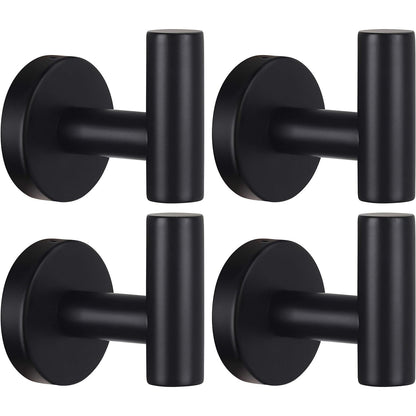 4 Pack Stainless Steel Heavy Duty Door Hanger Towel Hook