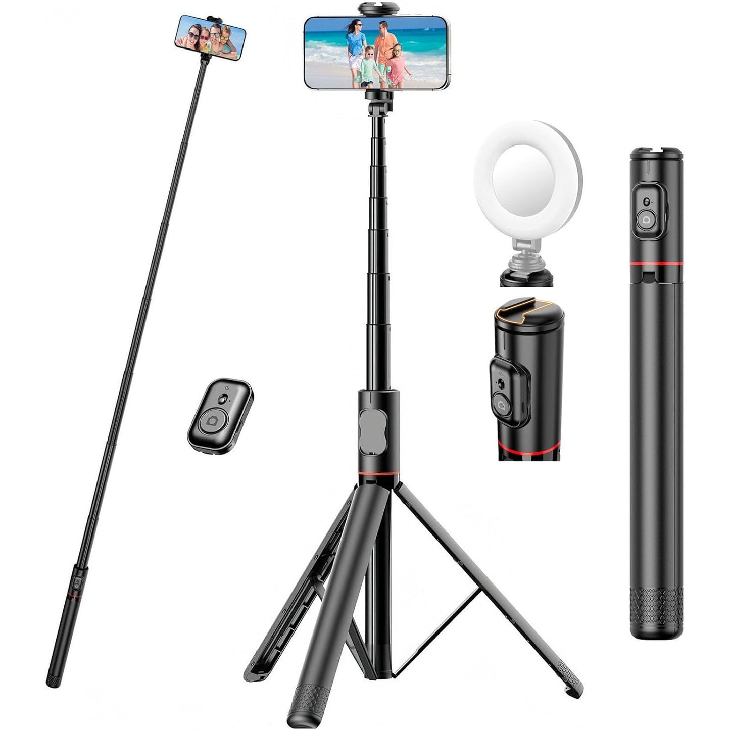 72" Phone Tripod & Selfie Stick