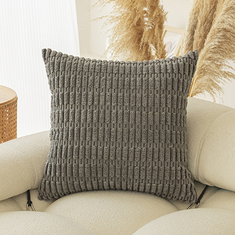4-Piece Corduroy Decorative Throw Pillow Covers 18x18 Inch