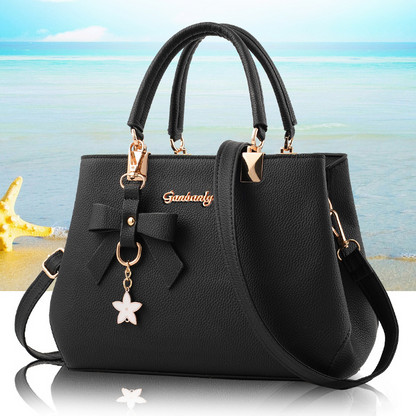 Fashion Woman Bag Lady Wild Shoulder Messenger, Black
