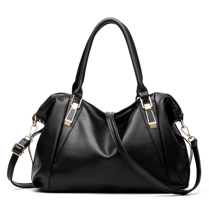 Women's PU Leather Textured Shoulder Handbag