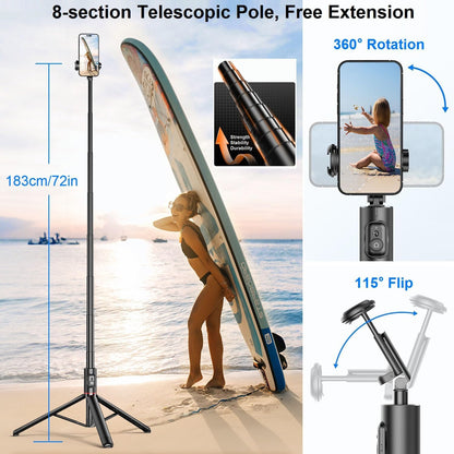 72" Phone Tripod & Selfie Stick