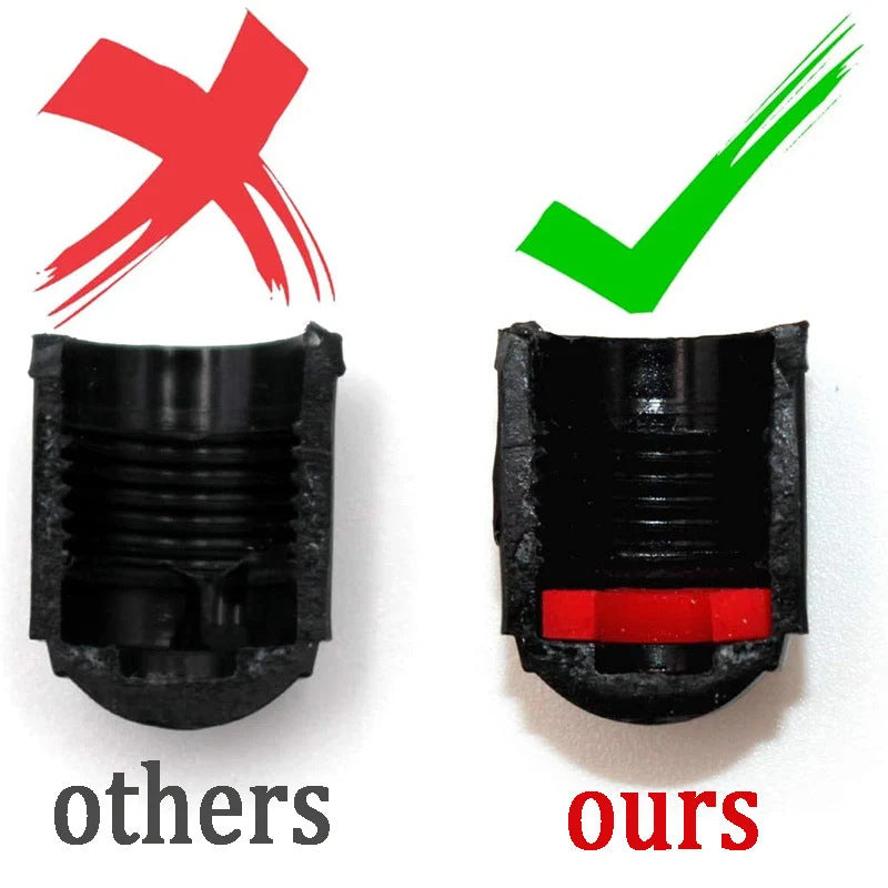 Tire Valve Stem Caps with Sealing Ring for Car 288 Units