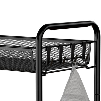 4 Tier Rolling Utility Storage Rack Cart on Wheels