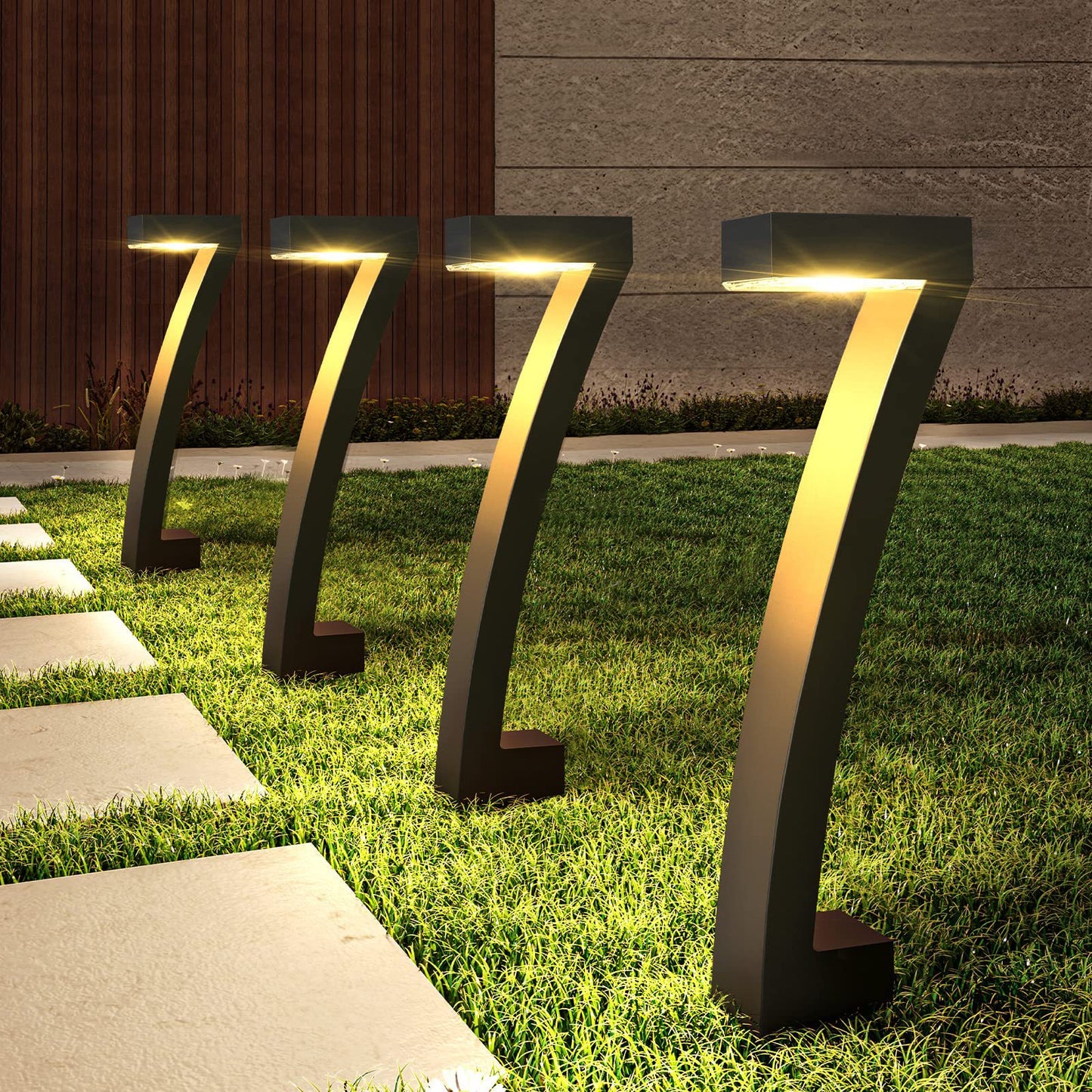 Solar Pathway Lights 4 Pack