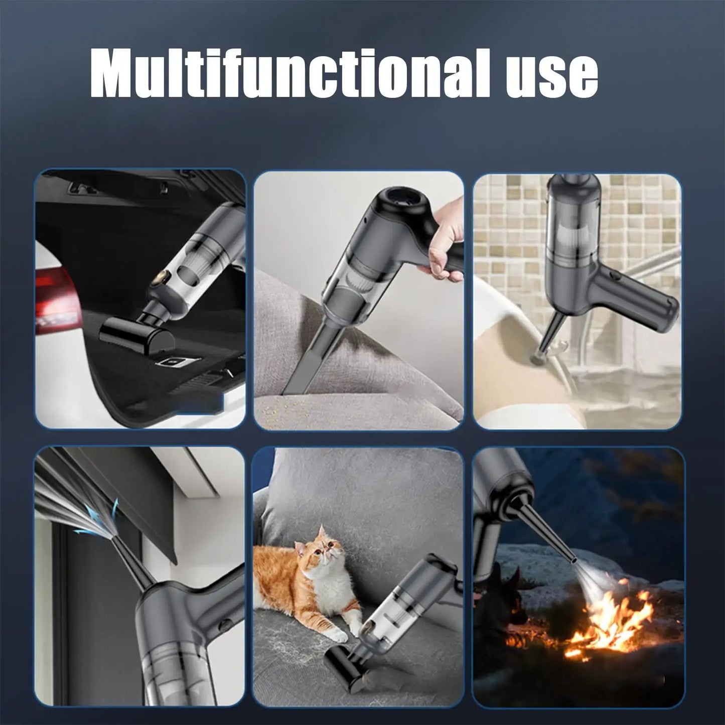 Handheld Cordless Car Vacuum Cleaner with Brushless Motor