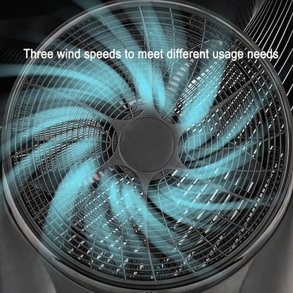 Air Circulator Floor Fan, Black