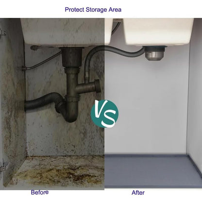 Waterproof Under Sink Mat 34" x 22"