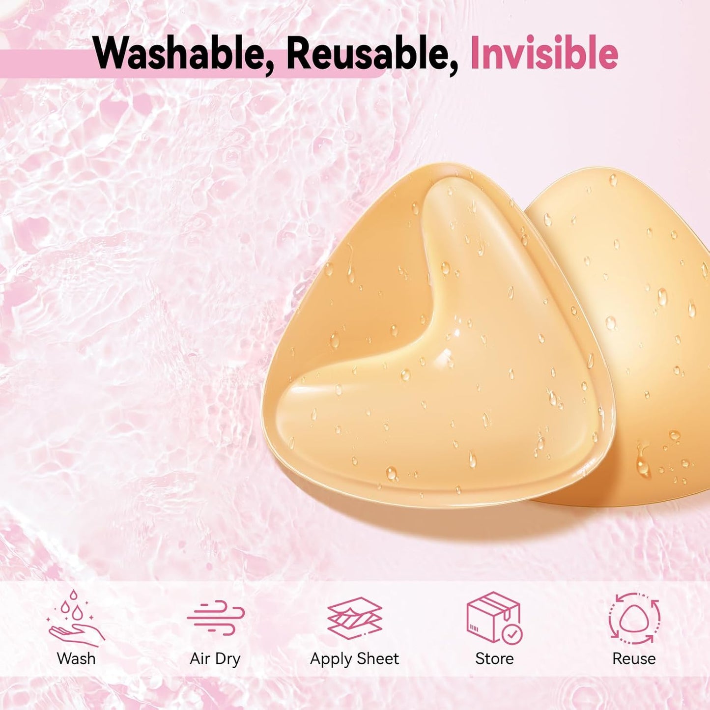 Double Sided Push up Sticky Bra Pads