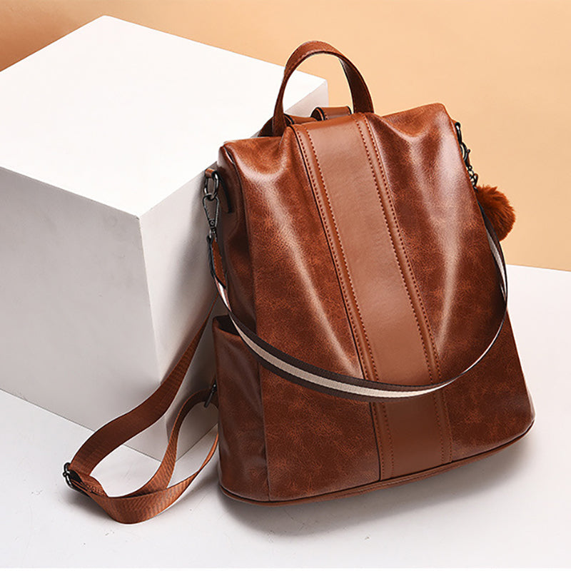Women Backpack Purse PU Leather Casual Shoulder Bag