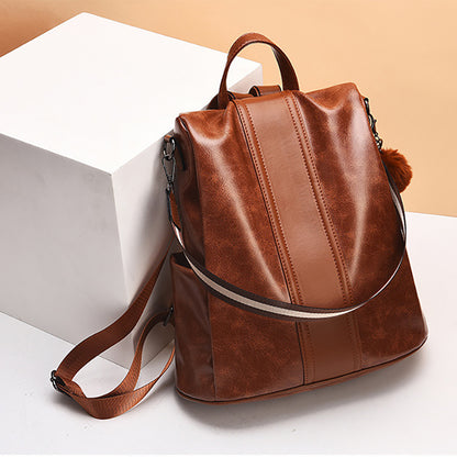 Women Backpack Purse PU Leather Casual Shoulder Bag