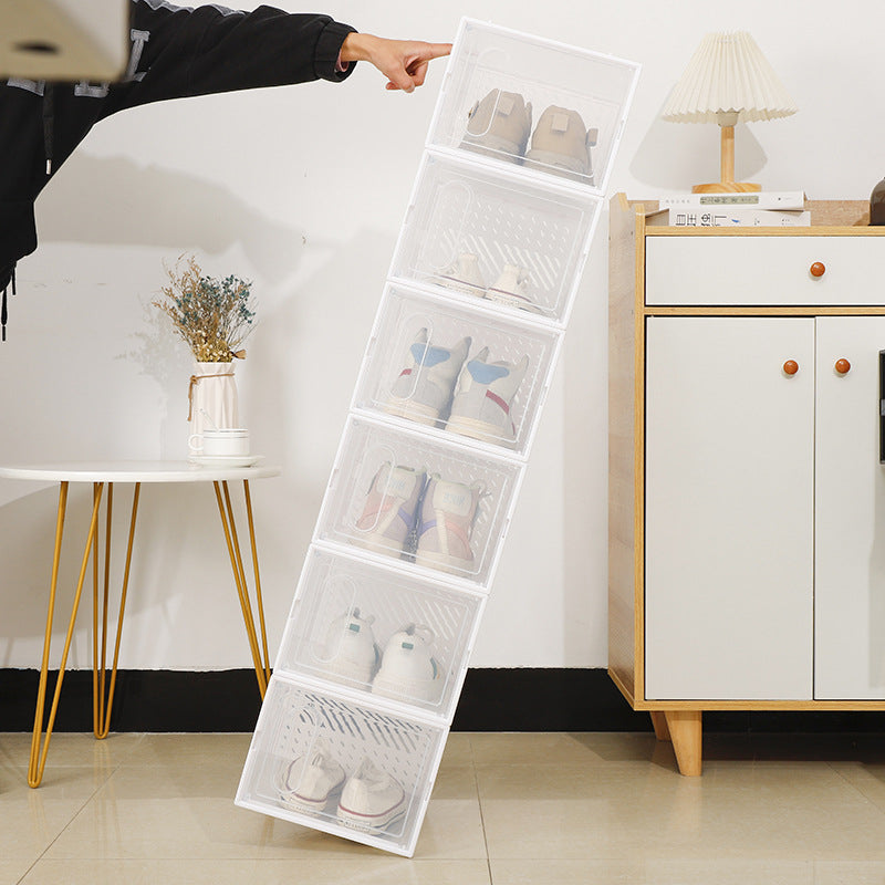 12pcs Magnetic Shoe Storage Boxes Stackable for Men and Women (Maximum Size 12)