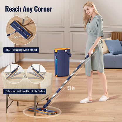 Mop and Bucket Set with Wringer