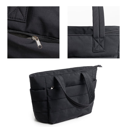 Puffy Tote Bag  Lightweight Handbags Quilted Shoulder Bag