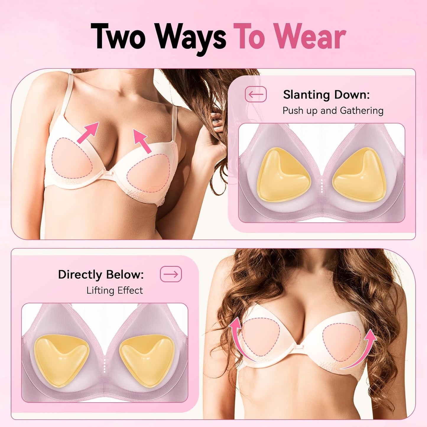 Double Sided Push up Sticky Bra Pads