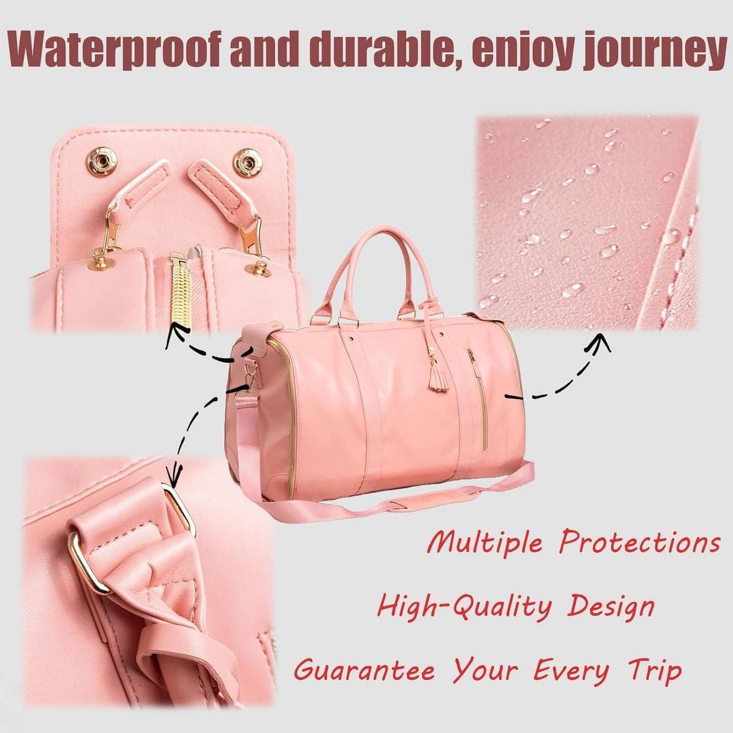 Travel Bag with Shoe Compartment