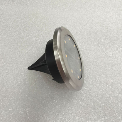 7cm Diameter Solar-Powered Outdoor Disk Light 4 Pack