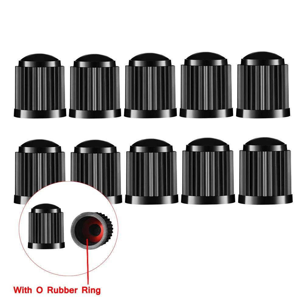 Tire Valve Stem Caps with Sealing Ring for Car 288 Units