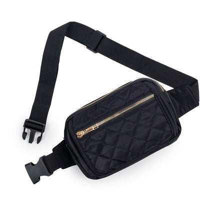 Cross Body Waist Bag, Black