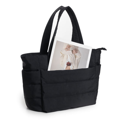 Puffy Tote Bag  Lightweight Handbags Quilted Shoulder Bag