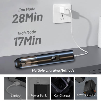 Handheld Car Vacuum Cleaner Cordless with 14000Pa High Power, Black