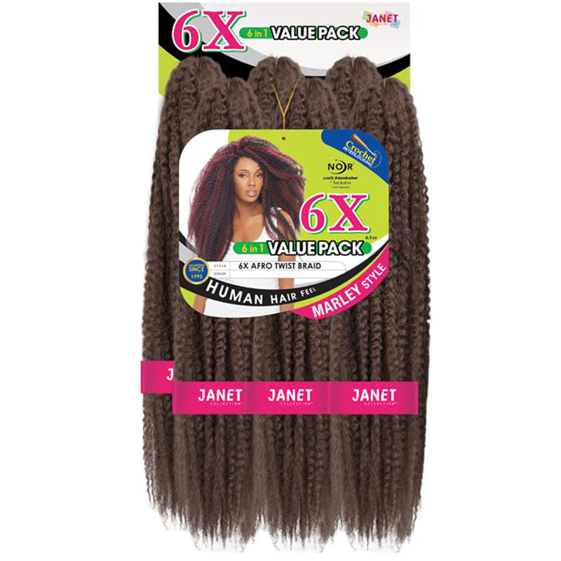 3 Pack, Jan-6x Afro Twist Braid