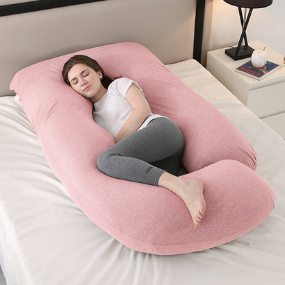 Pregnancy Pillow J-Shaped Full Body Pillow (Cooling Cover)
