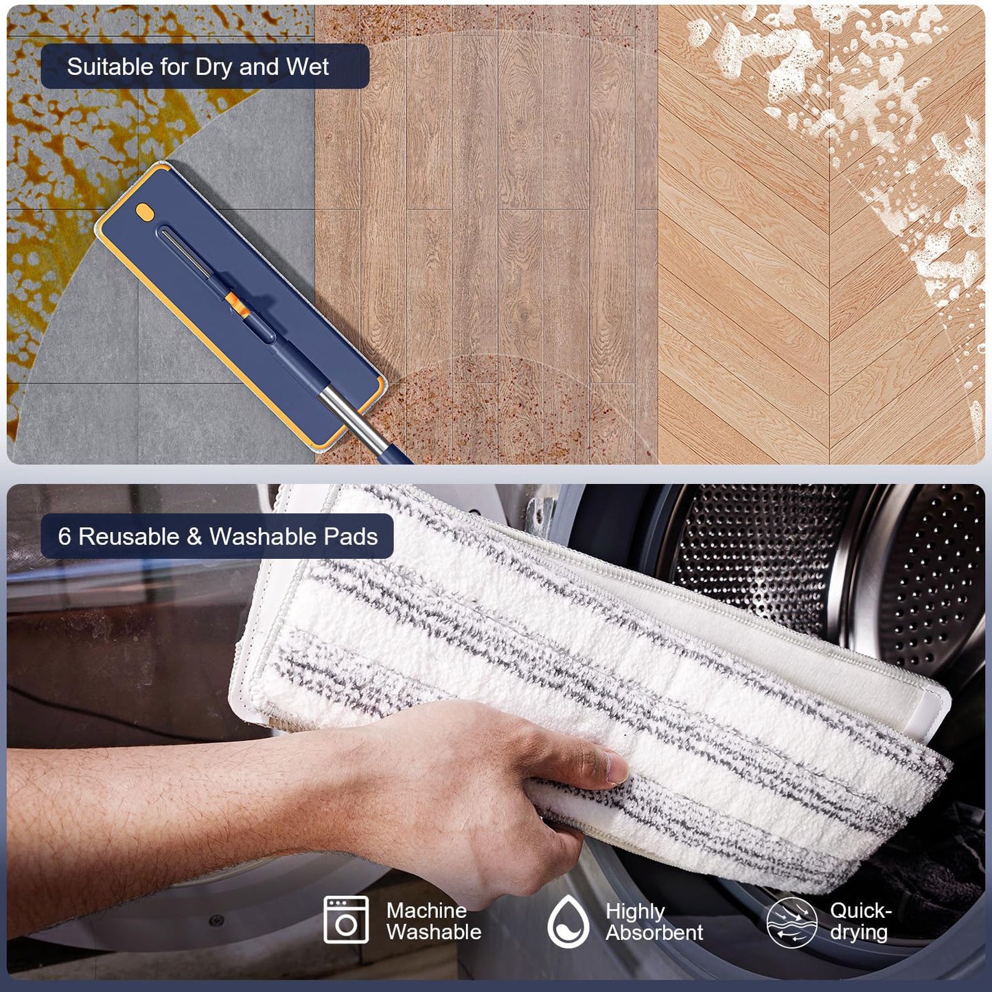 Mop and Bucket Set with Wringer