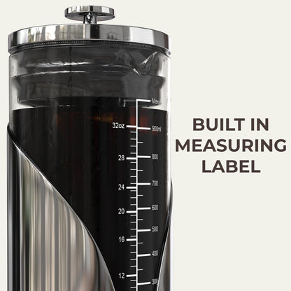 Cold Brew Coffee Maker, Pitcher for Fridge (34oz)