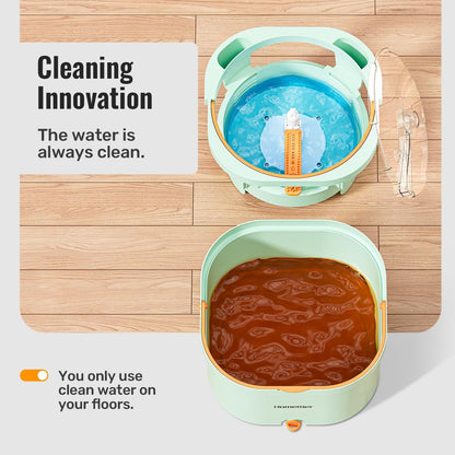 Spin Mop and Bucket Set with Detachable Inner Mop Bucket