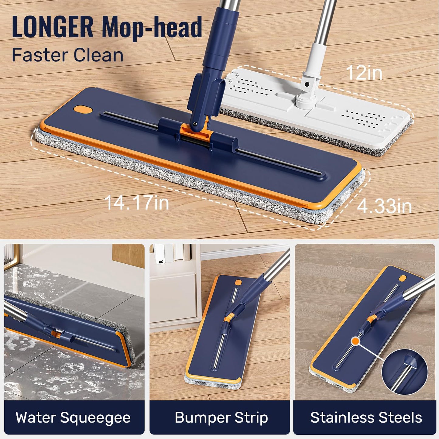 Mop and Bucket Set with Wringer