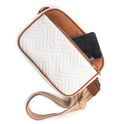 Quilted Crossbody Bags Vegan Leather Purses Small Shoulder Handbags
