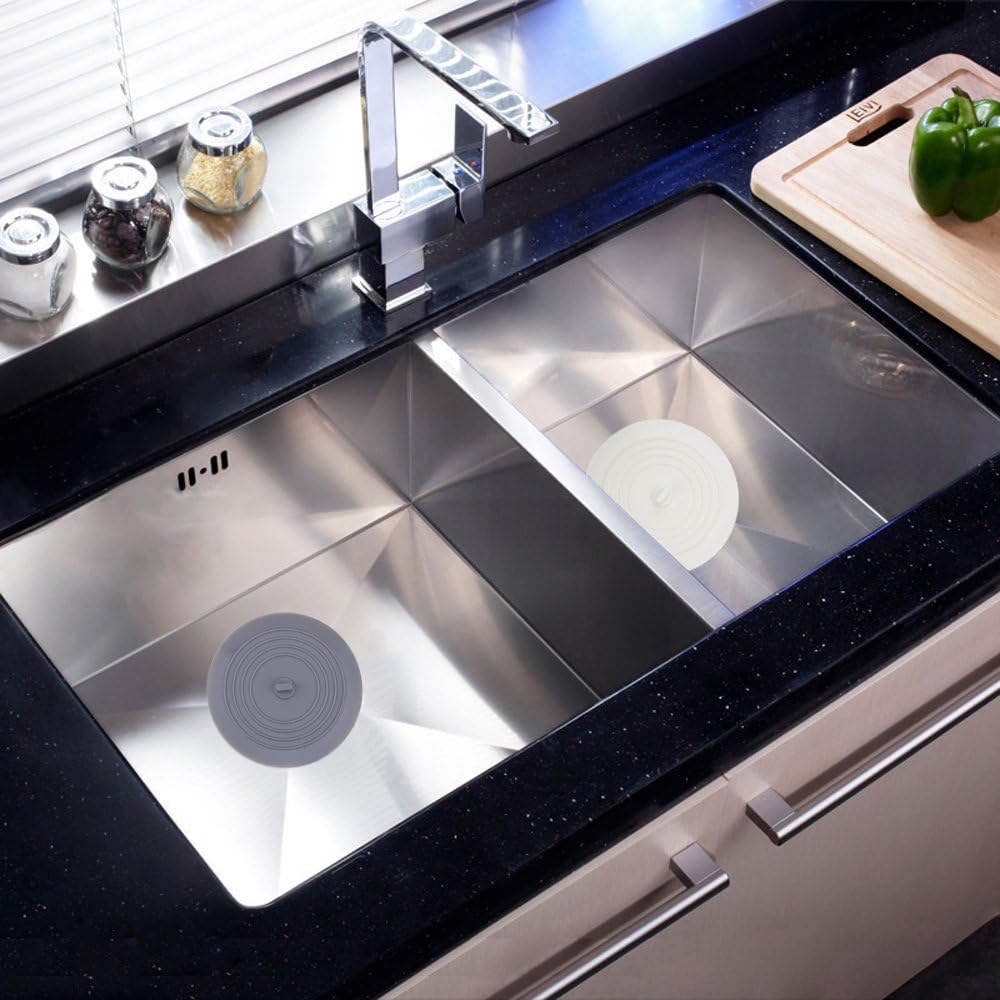 6 inches Large Silicone Drain Plug 2 Pack / Each Pack 2 Units