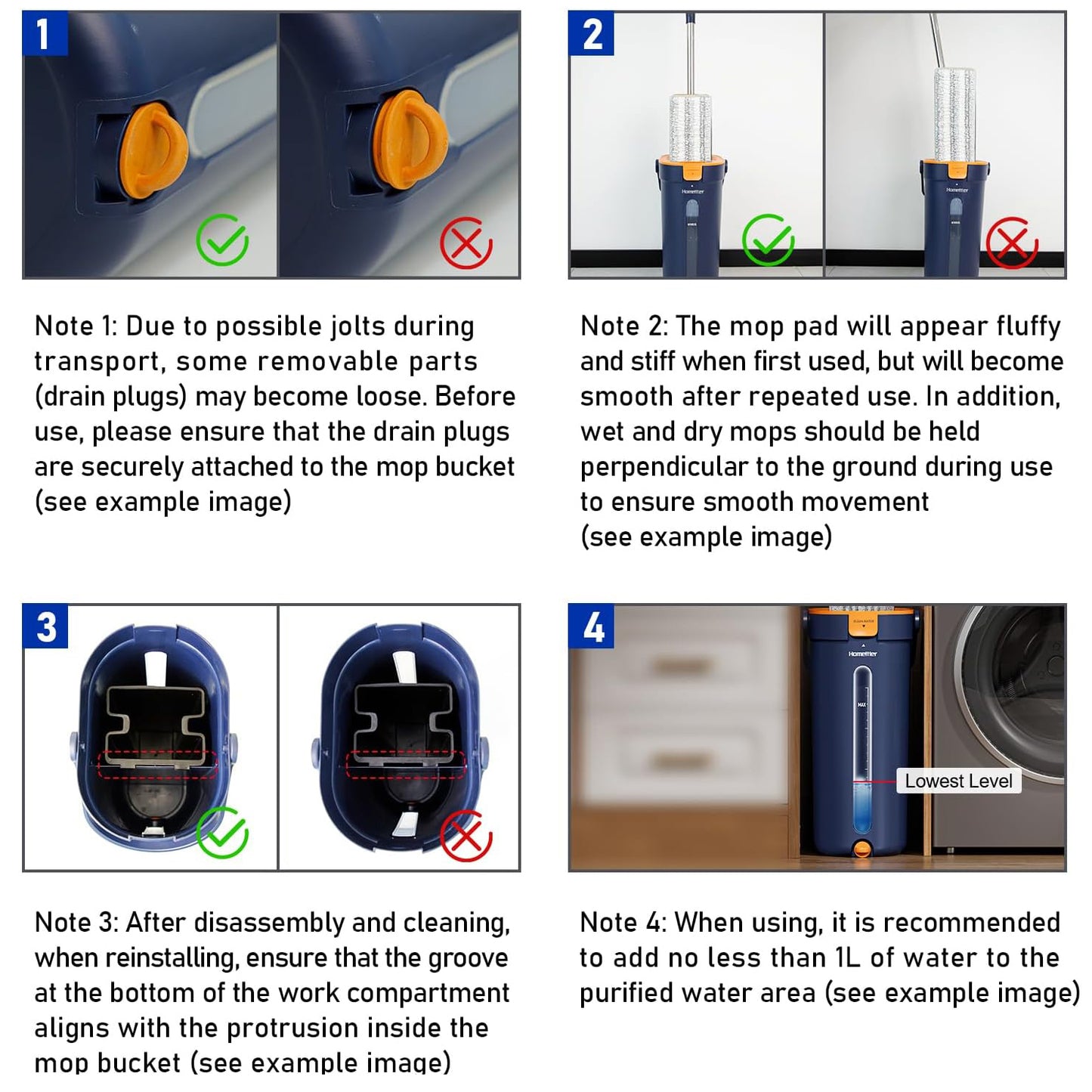 Mop and Bucket Set with Wringer