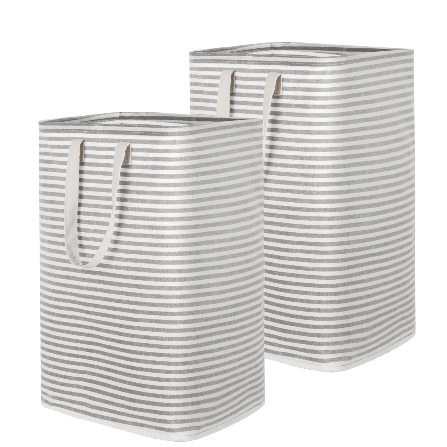 Large Laundry Basket 75L 2pcs 2colors - Weshop876