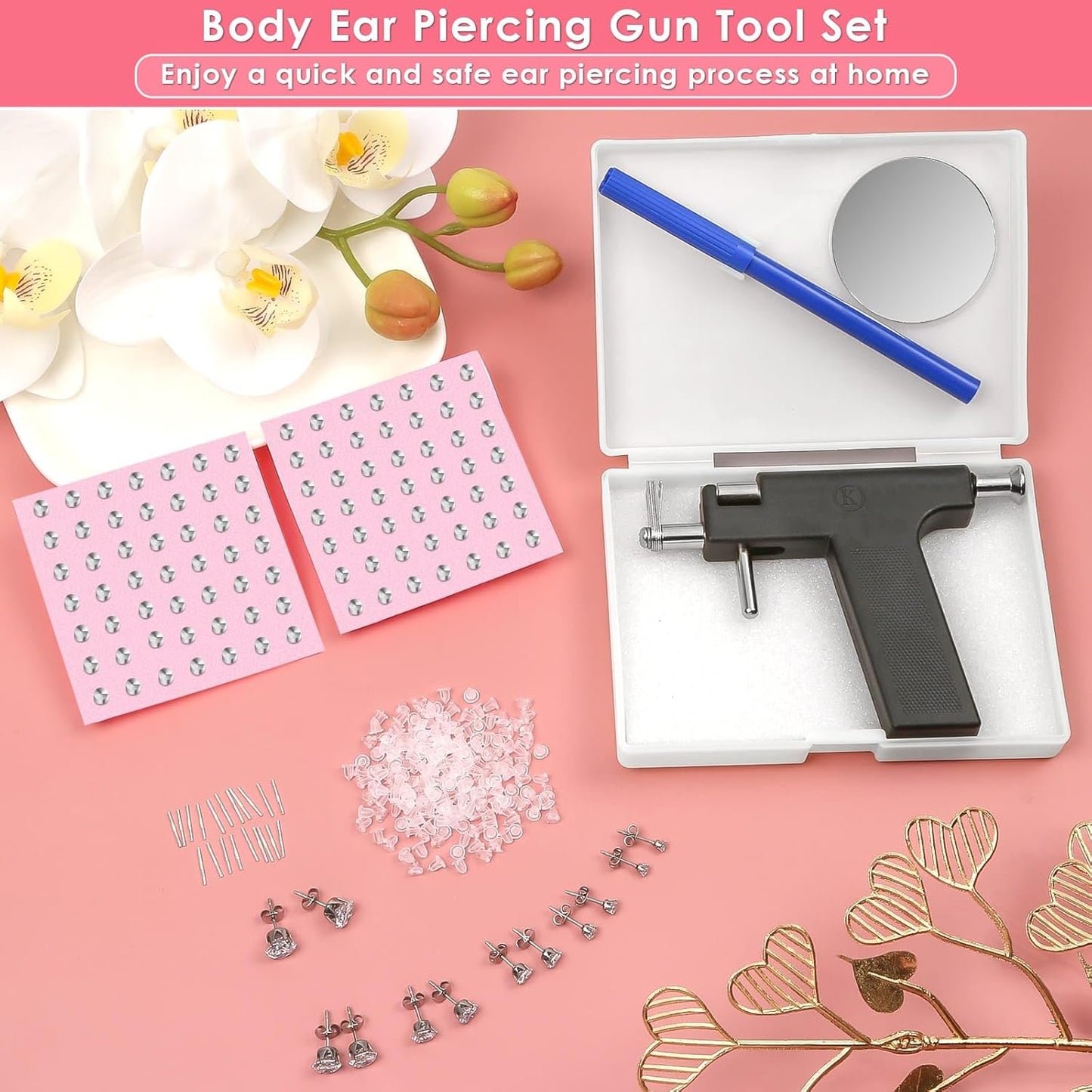 Professional Ear Piercing Gun Kit