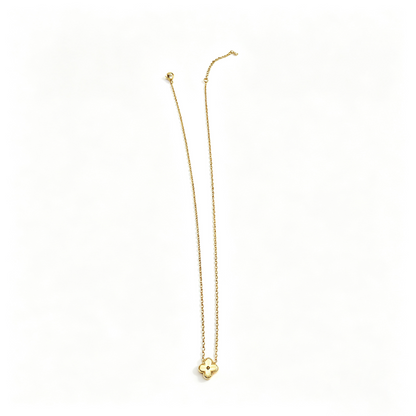 Gold Clover Necklace for Women