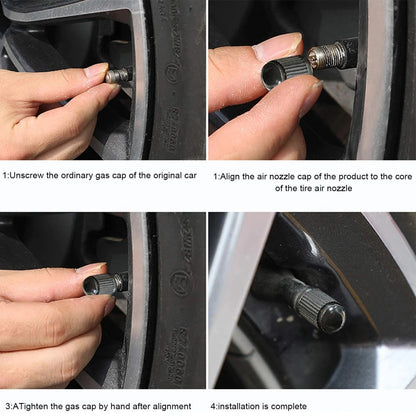 Tire Valve Stem Caps with Sealing Ring for Car 288 Units
