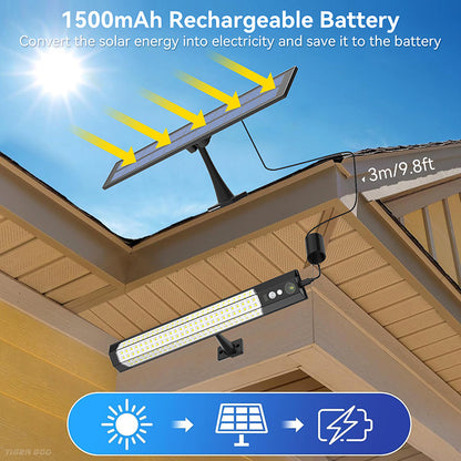 Solar Sensor Lights Detachable Handheld Lighting