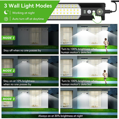Solar Sensor Lights Detachable Handheld Lighting
