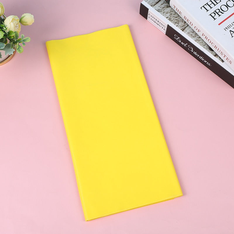 PEVA Rectangle Solid Tablecloth 54 x 108 Inch 6 Units