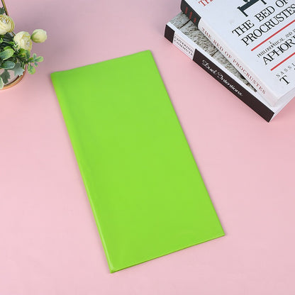 PEVA Rectangle Solid Tablecloth 54 x 108 Inch 6 Units