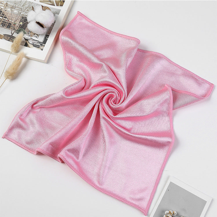 6-Piece Multicolor Microfiber Glass Cleaning Cloth