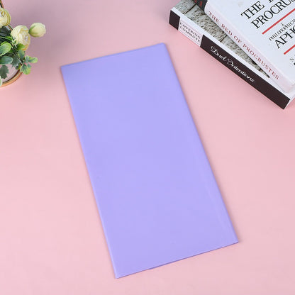 PEVA Rectangle Solid Tablecloth 54 x 108 Inch 6 Units