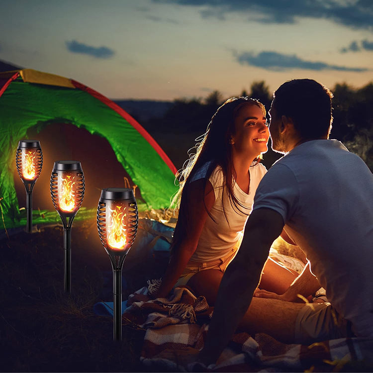 Solar Torch Flame Lights 2 Pack