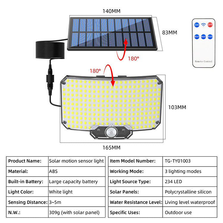 Solar Motion Lights Outdoor Waterproof