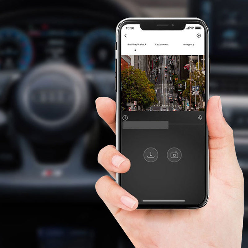 4K Full HD Dash Cam Front Rear Included 128GB Card Built-in Wi-Fi GPS