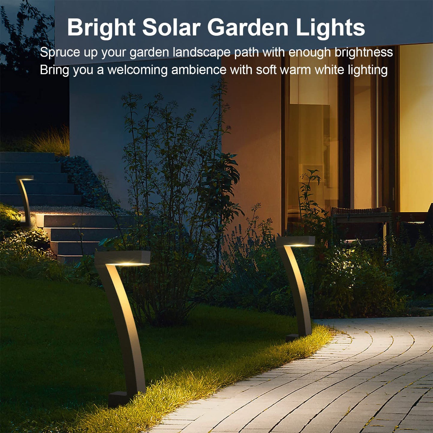 Solar Pathway Lights 4 Pack
