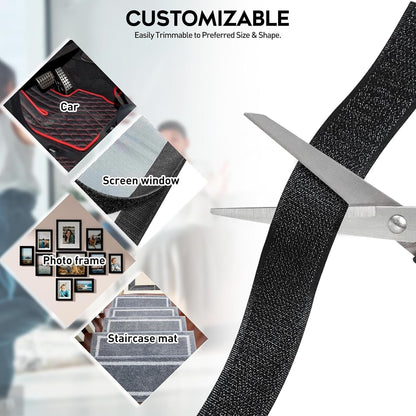 Adhesive Hook Loop Tape 1 Inch x 30 Feet