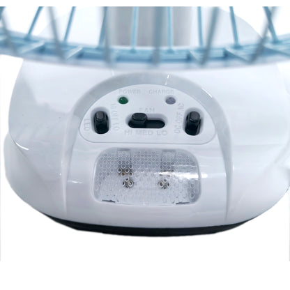 Rechargeable Solar Table Fan 12 Inch